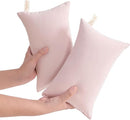 NTBAY Tiny Pillows, Down Alternative 7"x11" Microfiber Mini Pillows for Travel, Pets, Soft Machine Washable Small Pillows for Neck, Wrist, Lumbar and Knee, Pink by TinyTreasures Baby Boutique