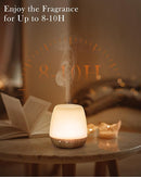 Glass Essential Oil Diffuser, 180ml Ultrasonic Aroma Diffuser for Essential Oil Large Room, Auto-Off Timer & Night Light, Quiet, Air Diffusers for Home Bedroom Office, Gift Idea by TinyTreasures Baby Boutique