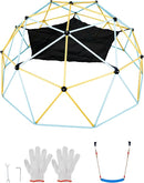 VEVOR Climbing Dome, 10FT Geometric Dome Climber with Hammock and Swing, Jungle Gym Supports 750LBS and Easy Assembly for Kids 3 to 10 Years Old, with Climbing Grip, Outdoor Backyard Play Equipment by TinyTreasures Baby Boutique