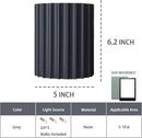 LightInTheBox Modern LED Wall Sconce Minimalist Resin Wall Light Nordic Style Half-Cylinder Tree Root Desgin Up and Down Light for Stairs Hallway Bedroom (Grey) by CozyNest Decor