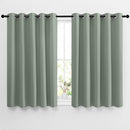 NICETOWN Blackout Curtains 54 inch Length for Bedroom - Grommet Thermal Insulated Solid Window Treatments Sound Reducing for Kids Room/Home Office, Sage Green, W66 x L54, Set of 2 by TinyTreasures Baby Boutique