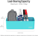 loukin Magnetic and Adhesive Marker Holder, Dry Erase Accessory Tray, Magnetic Storage Organizer for Whiteboard, Glass or Refrigerators (Sky Blue) by CozyNest Decor