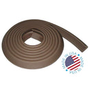 Kidkusion Baby Proof Edge Guards for Safety | Made in The USA | 24 Feet | Brown | Edge Protectors for Furniture, Tables, Fireplaces | Heavy Duty Tape Included by TinyTreasures Baby Boutique