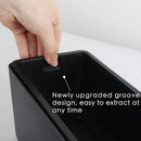 GardenBasix Elongated Self Watering Planter Pots Window Box 5.5 x 16 inch Indoor Home Garden Modern Decorative Planter Pot for All House Plants Flowers Herbs (Dark Grey,1-Pack)