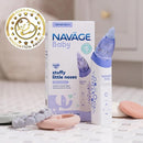 Navage Baby Nasal Aspirator - Gentle, Pediatrician Endorsed Nasal Aspirator for Baby Congestion & Stuffy Noses - Baby Nose Sucker w/ Lights, Lullabies & BPA Free Silicone Tips by TinyTreasures Baby Boutique