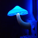 2Pack Sensor LED Night Light Plug in Lamp Mushroom Nightlight Cute Night Lights for Adults Kids Bedroom, Bathroom,Toilet,Hallway,Stairs,Kitchen Blue by TinyTreasures Baby Boutique