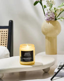 M&SENSE Lemon Vanilla Scented Slow Burning Candles for Home Scented, All Natural Soy Candles 7.05oz 50 Hours Slow Burning in Glass Jar, Stress Relief Gifts for Women and Men by CozyNest Decor