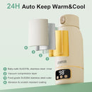 Portable Bottle Warmer for Travel, Formula Warmer On The Go, Milk Warmer for Breastmilk Water Soup, with Fast Heating & Long Battery Life, 17 OZ to Meet Your All-Day Needs, for Outdoor, Car, Journey by TinyTreasures Baby Boutique