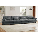 Super Comfort Oversized Modular Sectional Sofa, Deep Seat Convertible L Shaped Couch by Unique Piece Furniture
