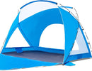 Beach Tent, Portable Sun Shelter for 2/3/4/6-8 Person with UPF 50+ UV Protection, Easy Setup Waterproof Beach Shade Canopy Cabana for Family Outdoor and Picnics, Fishing with Carrying Bag by TinyTreasures Baby Boutique