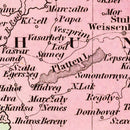 Vintage Map of Austria 1836
