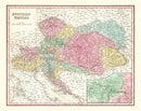 Vintage Map of Austria 1836