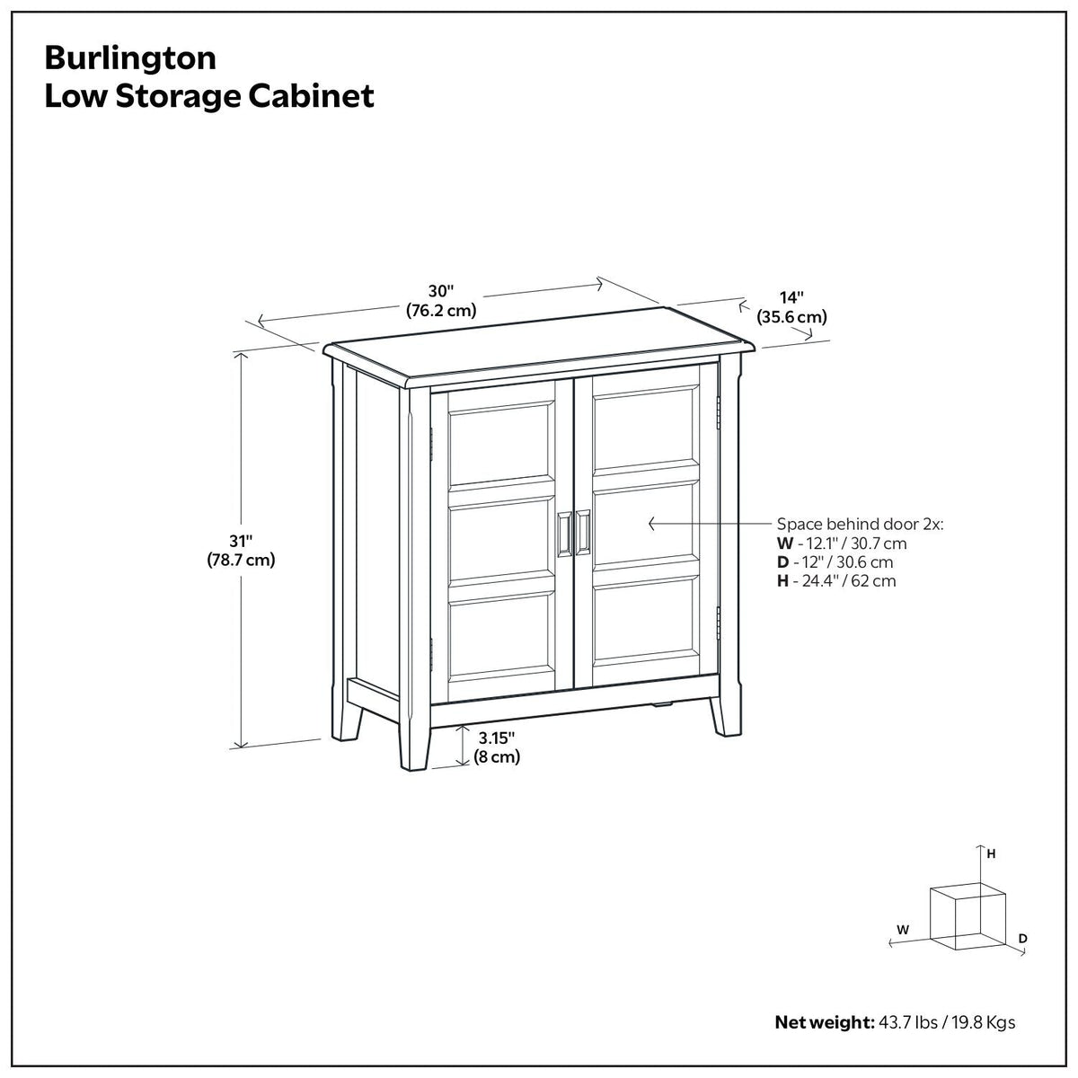 Burlington - Handcrafted Low Storage Cabinet, photo 21 of 40