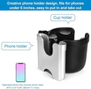 Accmor Stroller Cup Holder with Phone Holder, Bike Cup Holder, Universal Cup Holder for Uppababy Nuna Doona Strollers, 2-in-1 Cup Phone Holder for Stroller, Bike, Wheelchair, Walker, Scooter by TinyTreasures Baby Boutique