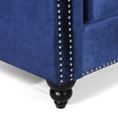 Chesterfield Style 3 Seater Sofa With Deep Button Tufting by HouseOfZazla