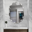 Single Beveled Edge Frameless Wall Mount Bathroom Vanity Mirror, 30” X 36” by CozyNest Decor