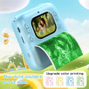 Instant Print Camera for Kids, 2.0" IPS Screen with Video Recording, 32GB Expandable, 1800mAh Battery, Includes 40+ Zink Paper, Birthday Gift for Girls Boys Age 3-12 by TinyTreasures Baby Boutique