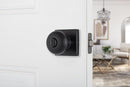 BRINKS – Contemporary Privacy Locking Interior Ball Door Knob, Matte Black - Designed for Sleek and Modern Homes and Blends Seamlessly with Interior Décor (E2436-122) (8 Pack) by TinyTreasures Baby Boutique