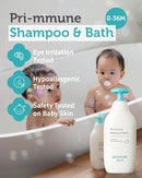 Pri-mmune Shampoo Bath & Moisture Lotion - Korean Baby Cleanser and Body Lotion - Hypoallergenic Moisturizing & Calming Daily Skincare - Gentle Cleanse, Naturally Derived, 11.8 oz. by TinyTreasures Baby Boutique