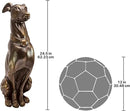 Design Toscano Greyhound Sentinel Cast Iron Dog Statue by GreenHaven Gardens