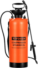 VIVOSUN 2.64-Gallon Pump Pressure Sprayer, Pressurized Lawn & Garden Water Spray Bottle with Adjustable Shoulder Strap, for Plants Spraying, Garden Watering and Household Cleaning by GreenHaven Gardens