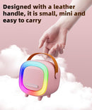 Mini Karaoke Machine Speaker for Kids Adults, Portable Bluetooth with 2 Wireless Microphones, Christmas Birthday Gift Ideas for Toys for Teens Boys and Girls Aged 4, 5, 6, 7, 8, 9, 10, 11, 12+ by TinyTreasures Baby Boutique