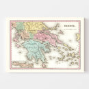 Vintage Map of Greece 1842