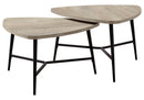 Table Set, Coffee, End, Side, Accent, Living Room - Taupe by HouseOfZazla
