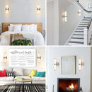 Resin Imitation Marble Wall Light Set of 2