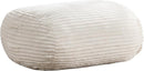 Hobestluk 3FT Bean Bag Chairs Adult Bean Bag with Portable Handle Comfy Large Bean Bag Chair with Removable Cover for Living Room Bedroom or Reading Nook (Stripe White, 3FT) by TinyTreasures Baby Boutique