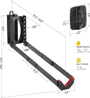 monTEK Swivel Bike Wall Mount, No Heavy Lifting Required Bike Wall Mount, Bike Hangers for Garage, Space-Saving Bike Rack Garage, Easy to Load and Unload, Bike Hanger Can Hold Up to 77 lbs, 4 Pack by GreenHaven Gardens