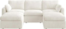 HONBAY Sectional Couch with Storage Seats, Modular Sectional Sofa with Storage Ottoman, U Shaped Sectional Couches for Living Room,Beige by CozyNest Decor