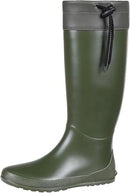Asgard Packable Tall Rain Boots for Women Waterproof Rubber Garden Boots Ultra Lightweight Flat Mud Boots- NOT FOR WIDE CALF by GreenHaven Gardens