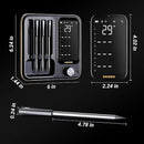 Wireless Meat Thermometer with 4 Probes, Inkbird Wifi BluetoothThermometer Digital Wireless for Rotisserie Grill Oven,Unlimited Range Dishwasher Waterproof Bluetooth Meat Thermometer for iOS & Android by TinyTreasures Baby Boutique