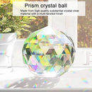 2 Pack Clear Crystal Ball Prism Window Rainbow Maker Window Prisms Suncatcher for Feng Shui, (80mm+60mm) by GreenHaven Gardens