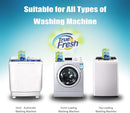 True Fresh Washing Machine Cleaner Tablets – 25-Pack Deep Cleaning for Front Loader, Top Load & HE Washers – Helps Remove Odor-Causing Residues, Pet Hair & Hard Water Buildup – Septic Safe by CozyNest Decor