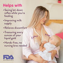 NatureBond Silicone Breast Pump with lid, Stopper, Strap, Pouch. Breastfeeding Essential Premium All in 1 Set. 3.4oz 100ml (Premium All-in-ONE) by TinyTreasures Baby Boutique
