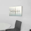 ARTISTIC PATH Coastal Sailboat Canvas Wall Art - Nautical Sailing Picture Ocean Ship Prints Sea Level Boat Painting Artwork for Bedroom by CozyNest Decor