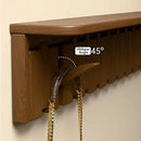 Wall Mounted Piano Key Hanger | Flip Style Hook | Entrance Wall Art Hook, Made of Oak Wood (3 Times Painted, 4 Times Polished) (Tray Beech, 6Hooks) by CozyNest Decor