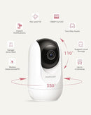 Momcozy Smart WiFi Baby Monitor, APP Control Baby Monitor with Camera & Audio, Danger Zone Alert, Motion & Cry Detection, 1080P Night Vision, 2-Way Talk, Photo & Video Recording (Compatible With BM04) by TinyTreasures Baby Boutique