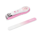 PAFASON Baby Safety Nail Clipper Cutter Trimmer with Nail Catcher and Baby Glass Nail File, Czech Float Glass, Stainless Steel Ideal Gift for Young Children Infant, Newborns Toddlers by TinyTreasures Baby Boutique