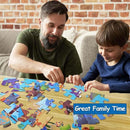 Jumbo Floor Puzzle for Kids, Large Jigsaw Puzzles 35 Piece for Kids Ages 3-5,Preschool Learning & Education Toys, Gifts for 4-8 Year Old Boys and Girls (Marine Animals 2) by TinyTreasures Baby Boutique