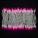 Pink Christmas LED Lights - 2 Pack 100 Count Pink Christmas String Lights for Tree, Bedroom, Wedding, Indoor/Outdoor Valentines Day Decorations, 2 Sets 33 Feet White Wire, UL Certified, Connectable by GreenHaven Gardens