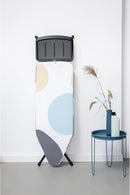 Brabantia - Ironing Board C - Extra Large Steam Iron Rest - Adjustable in Height - Non-Slip Rubber Feet - Cotton Cover with Foam Layer - Foldable XL Unit - Spring Bubbles - 49 x 18 inches by CozyNest Decor