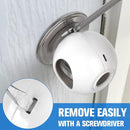 Door Knob Child Proof Universal Size 2.7" Diameter Baby Door Knob Safety Cover for Kids Easy Grip Baby Proof Door Knob Covers Hard for Toddlers to Open Child Safety Door Knob Covers (4 Pack) by TinyTreasures Baby Boutique