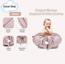 Baby Lounger Cover Only for Newborns, 100% Cotton Soft Portable Baby Nest Lounger Cover, Breathable Infant Lounger Replacement Cover, Lounger Pillow Cover Fit for Snuggle Me, Cover Only(Pink) by TinyTreasures Baby Boutique