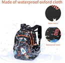 Cusangel Backpack for Boys Girls School Bookbags,Kindergarten Elementary Middle School Lightweight Waterproof Multifunctional Large Capacity for Backpack (16 inch Space Fun Prints) by TinyTreasures Baby Boutique