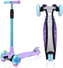 3 Wheel Scooter for Kids Ages 6-12,Kids Scooter with Light Up Wheels, Sturdy Deck Design, and 4 Height Adjustable Suitable for Kid Ages 3-12 by TinyTreasures Baby Boutique