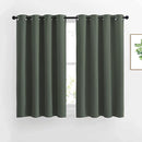 NICETOWN Bedroom Blackout Curtains & Drapes - Window Treatment Thermal Insulated Solid Grommet Voice Reducing for Kitchen/Nursery, Dark Mallard, 1 Pair, W52 x L54 by TinyTreasures Baby Boutique