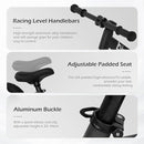 12" Balance Bike for 2, 3, 4, 5 Year Old Boys and Girls, Lightweight Nylon Frame Toddler Training Bike No Pedal Bikes for Kids with Adjustable Seat and Air Tires by TinyTreasures Baby Boutique